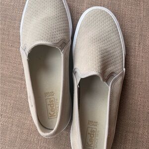 Keds Beige Slip-On Sneakers